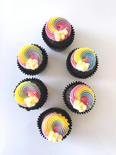 Load image into Gallery viewer, Children&#39;s Day Rainbow Cupcakes - Bundle of 6